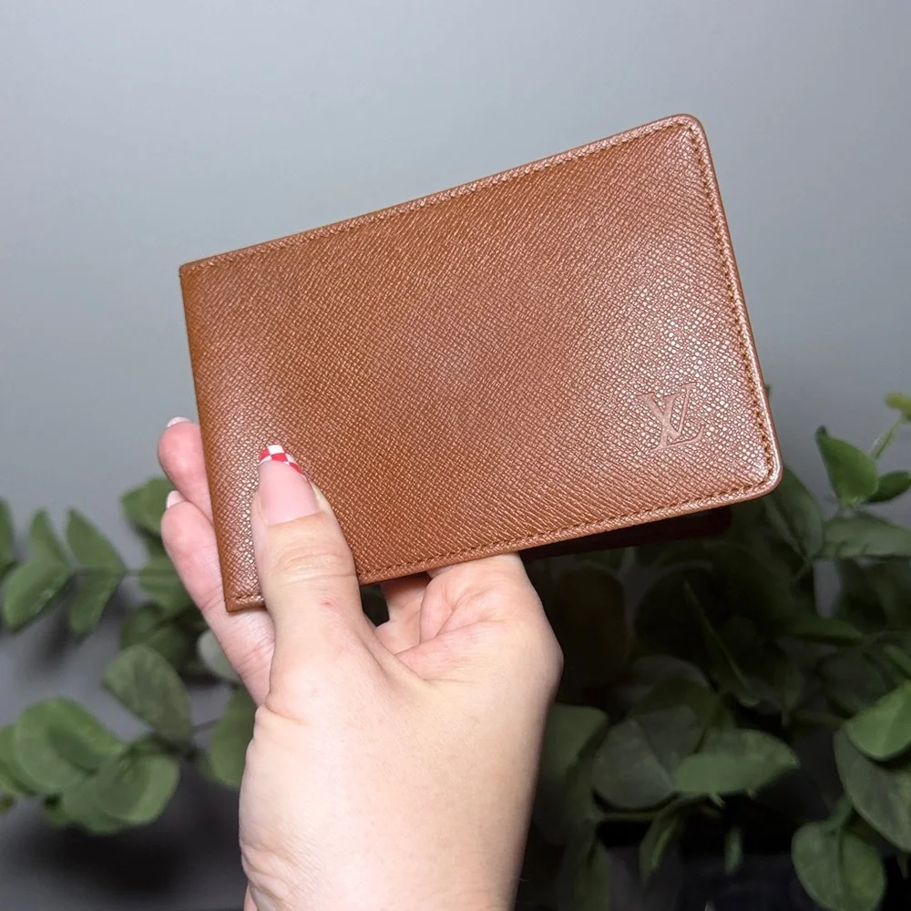 Brown Louis Vuitton Card Holder Id Wallet Logo SP0999 Luxury Insert